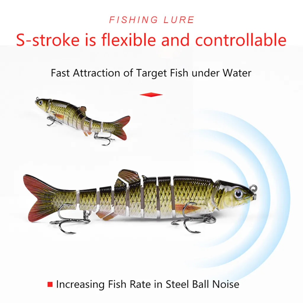 HSU новая рыболовная наживка блесна тонущие воблеры J ointed Crankbait Swimbait искусственная