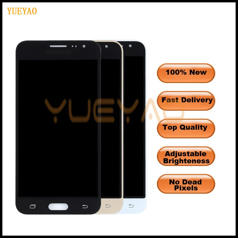Сменный ЖК дисплей для Samsung Galaxy J3 2016 сенсорный экран с цифровым преобразователем