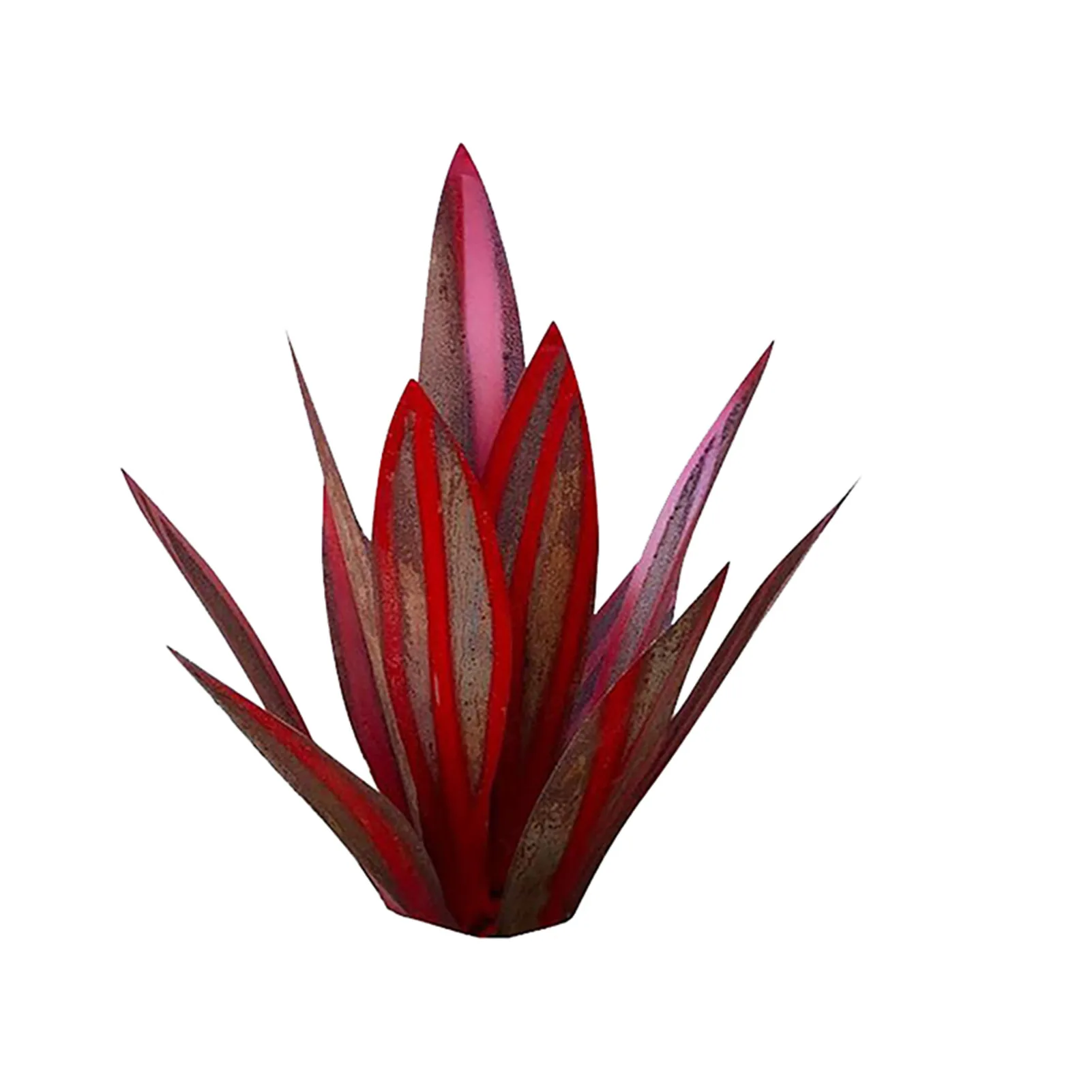 

Mental Red Tequila Agaves Perfect for Garden Lawn Ornaments Garden Figurines For Outdoor Patio Yard WWO66
