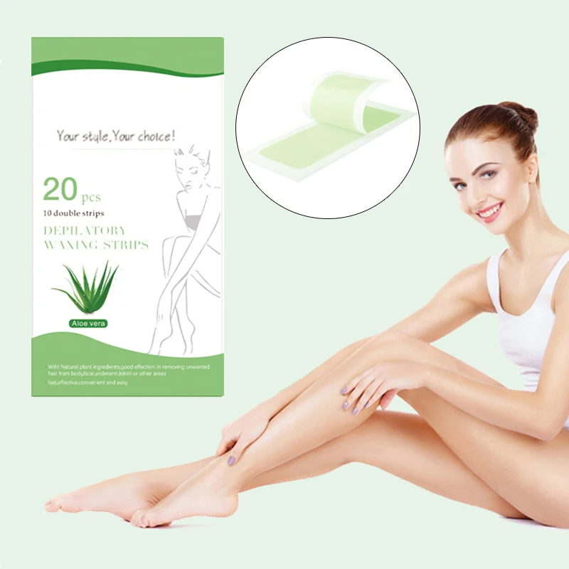 

Двухсторонние восковые полоски, бумага, депиляционный воск для удаления волос на ногах и теле, профессиональная летняя Восковая бумага для ...