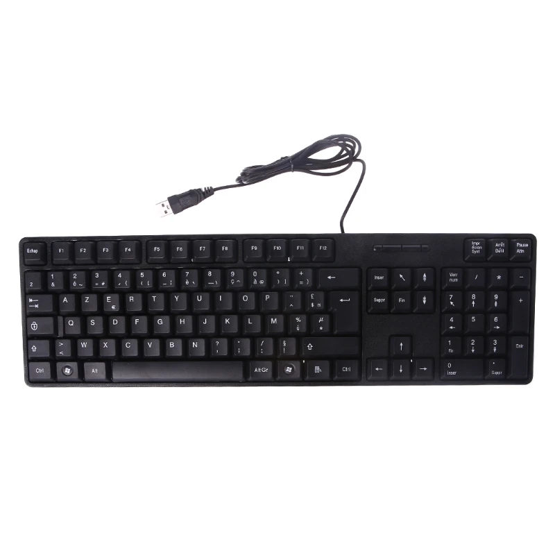 

Russian/ English Silent Keyboard Waterproof Office Keyboard for Windows Computer