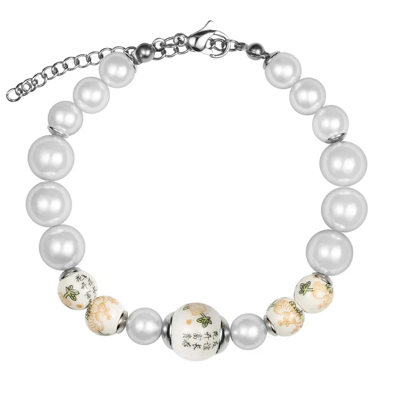 Лучшие друзья подарок для детей имитация жемчуга браслет женский геометрический