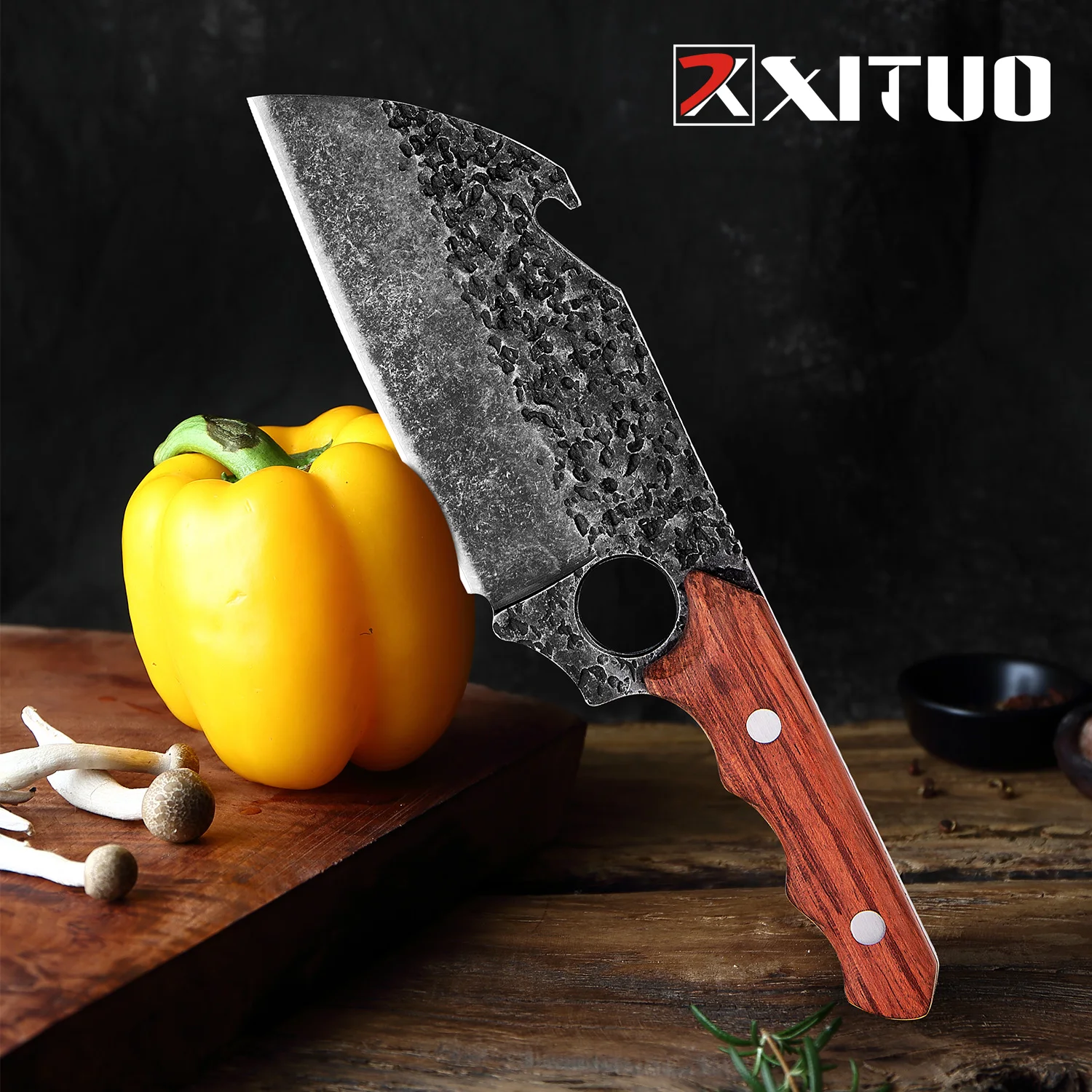Профессиональный нож XITUO ручной работы Кливер из нержавеющей стали для мяса