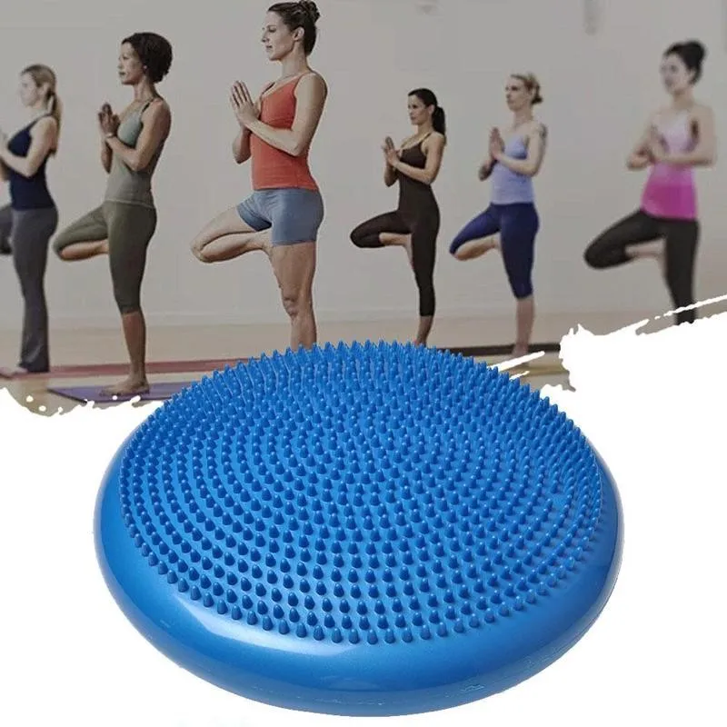 

Stability Balance Disc Massage Cushion Mat Yoga Mat Cushion Fitness Pad Non-slip Exercise Training Balance 33cm Balancing S T8B5