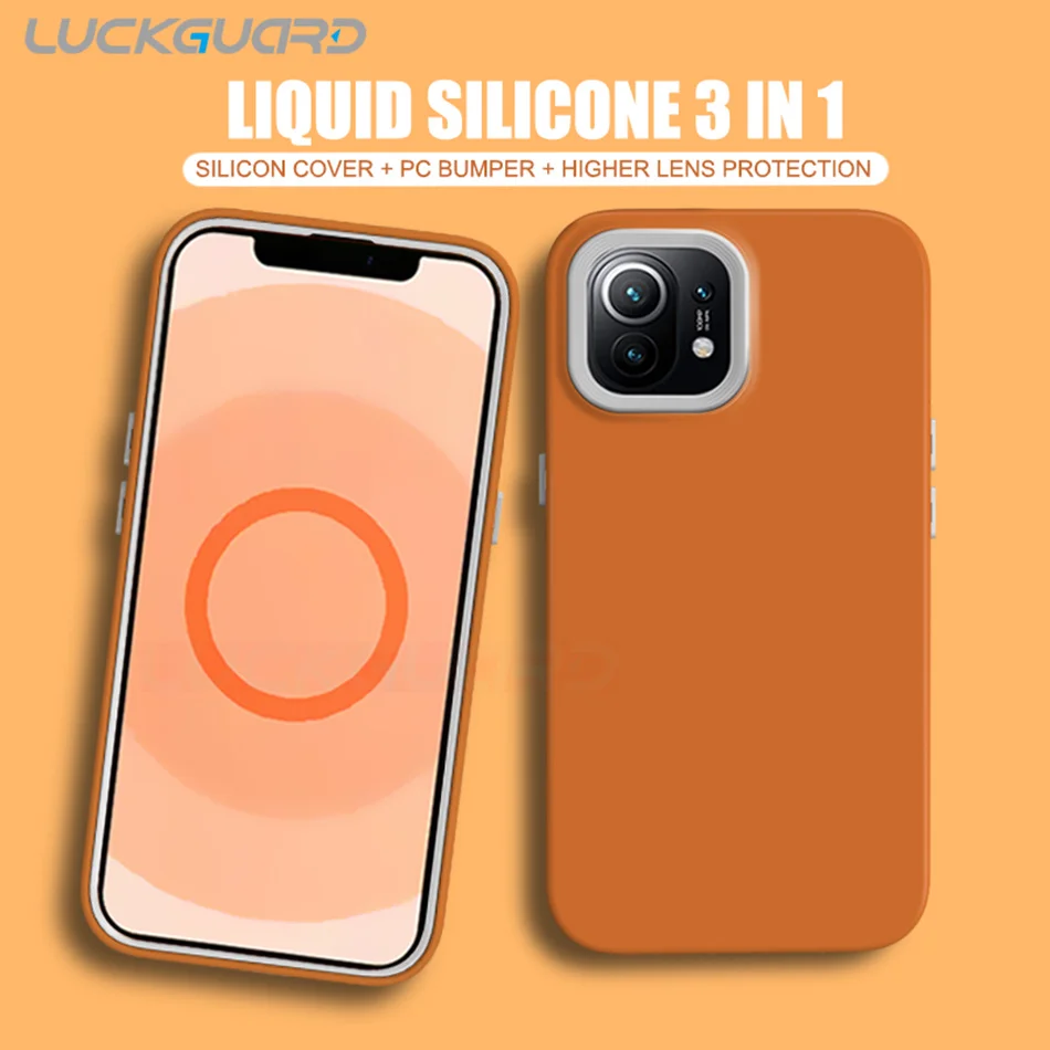 

3 в 1, чехол-бампер для Xiaomi Mi 9 SE 10 Pro 11 Lite Poco F3 Mix 4 Redmi Note 8 K40