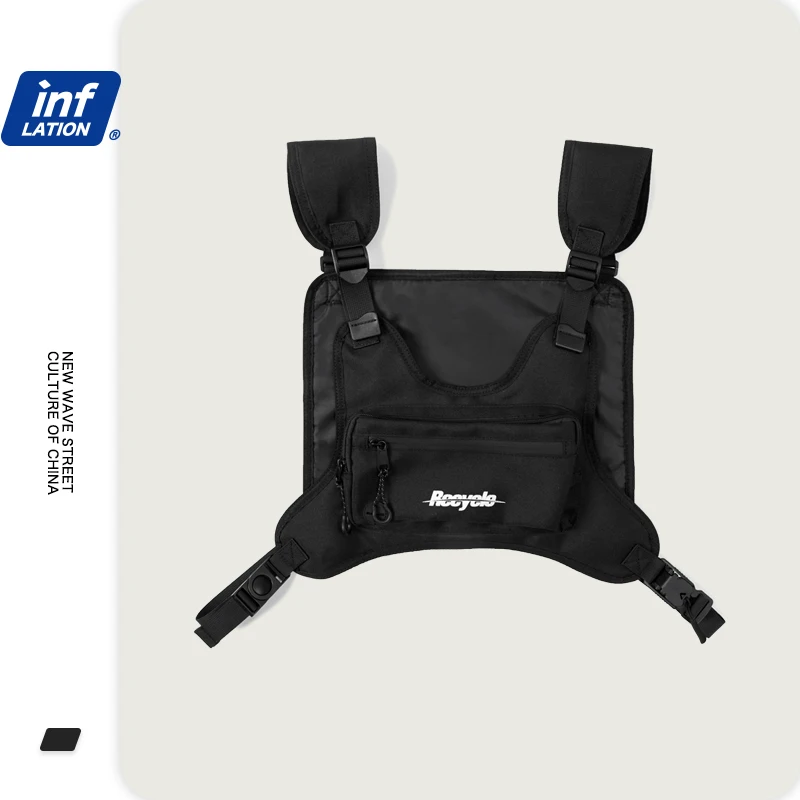 Мужской жилет без рукавов INFLATION функциональная уличная жилетка с карманом-карго