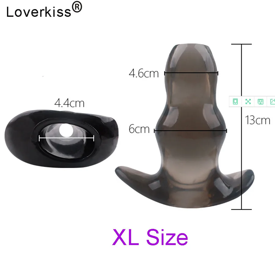 Soft Speculum Hollow Anal Plug Dilator Enema 5 Sizes Sex Toys For Woman Men Butt Prostata Massager Anus Masturbation | Красота и