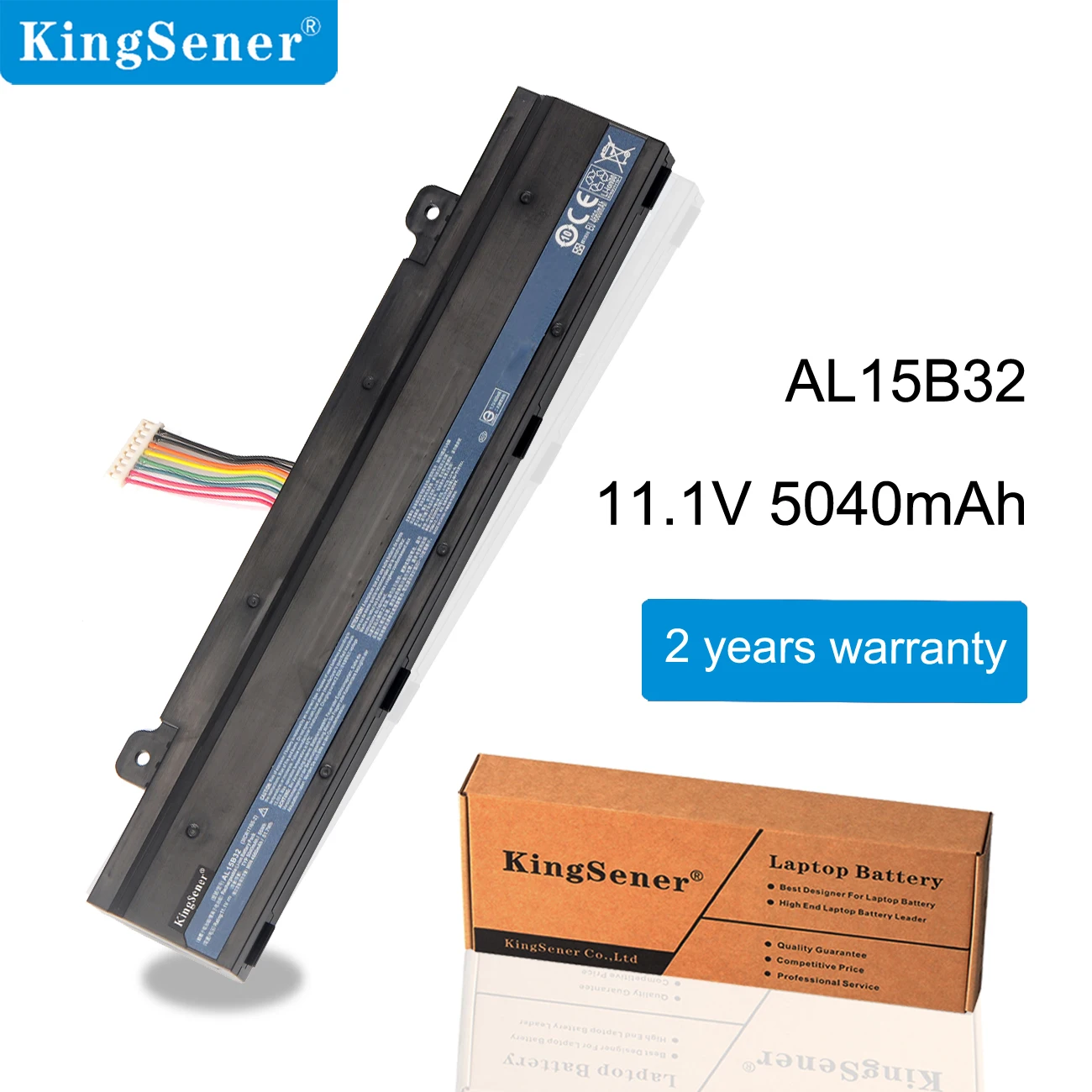 Аккумулятор для ноутбука KingSener AL15B32 ACER Aspire V15 высота 2 зеркальная серия Модель 11 1 q12