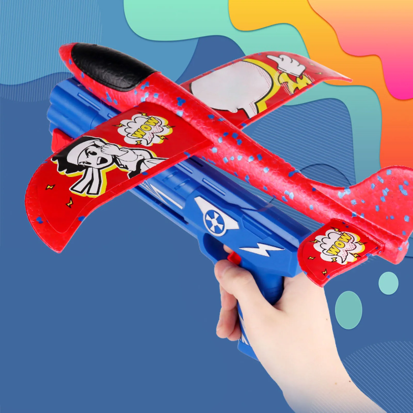 

Hand Throw Inertial Aircraft Airplane Model Toys for Children Boys Outdoor Interactive Game Assembled Eco-Friendly Aircraft Game