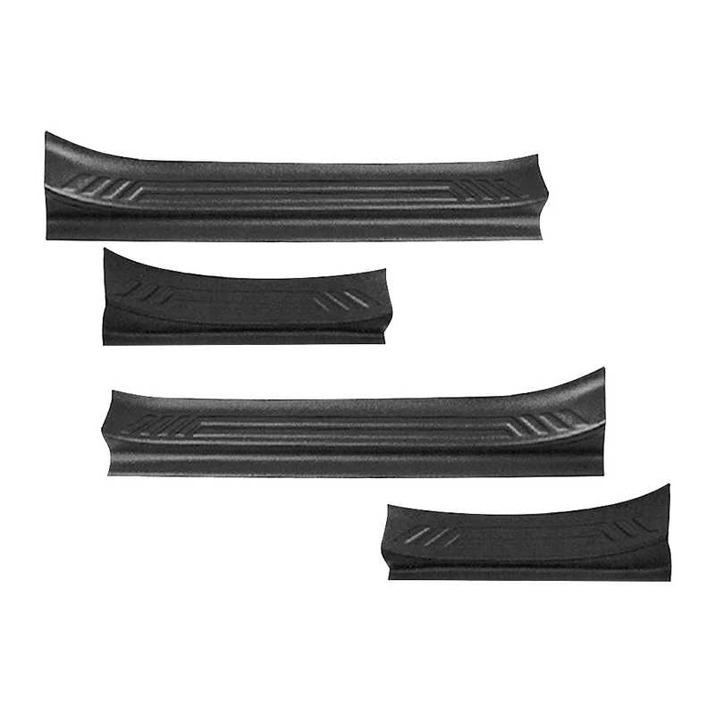 Guard covers of door sills case for Kia Rio 4 sedan 2017-2021 X line 2017-2020 ABS plastic protective molding styling tuning interior sill pad scuff