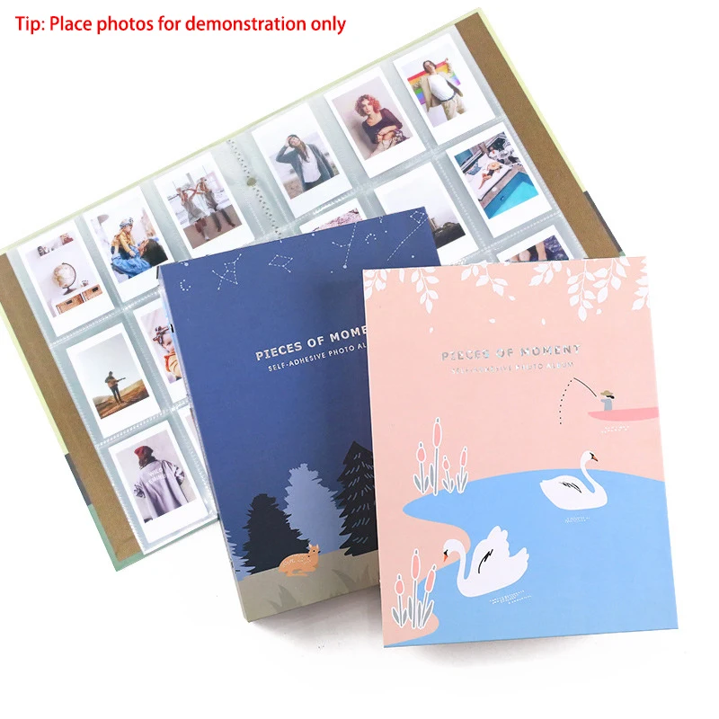 

3 inch 288 Pockets Photo Album Transparent Stamps Tickets Receipts Collection Book Picture Storage Frame Wedding Home Decor
