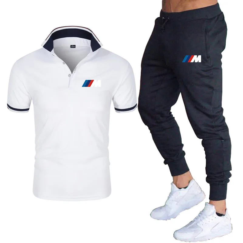 

Brand Men's Lapel T-shirt Short Sleeve Polo Shirt Street 2021 Summer New BMW Printed Polo Shirt Men's Business Casual Suit M-4XL