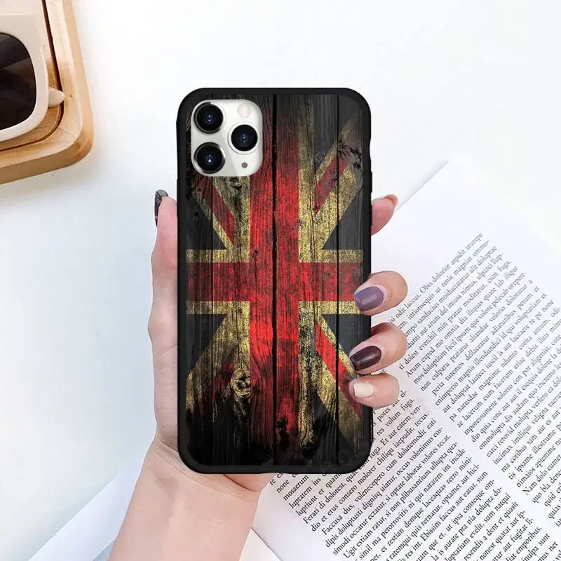 

England flag Symbol Phone Cases for iPhone 11 12 pro XS MAX 8 7 6 6S Plus X 5S SE 2020 XR Luxury brand shell funda coque