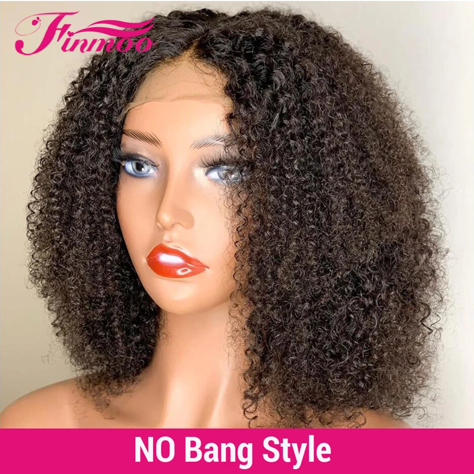 Афро кудрявый парик 13X6 фронта шнурка человеческих волос парики для черных женщин