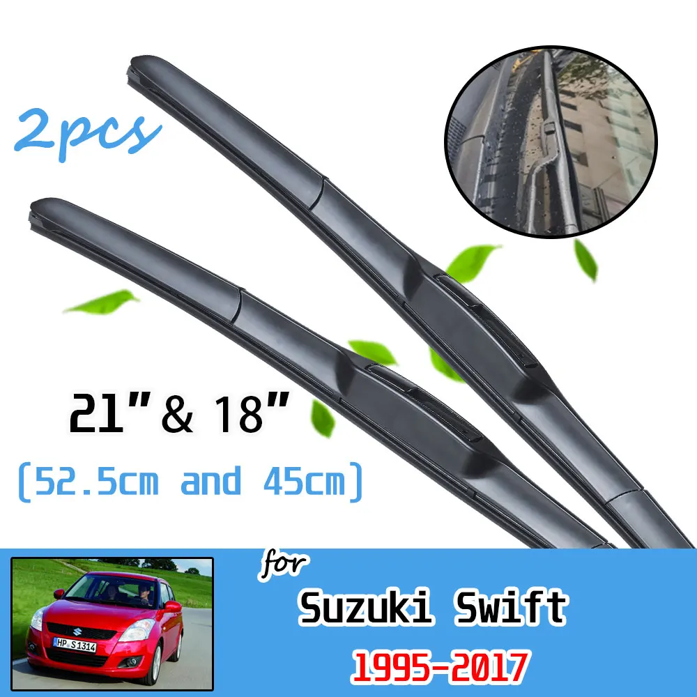 

Car Accessories Front Windscreen Windshield Wiper Blades Brushes Cutter Cleaner for Suzuki Swift 1995~2017 1996 1997 1998 1999