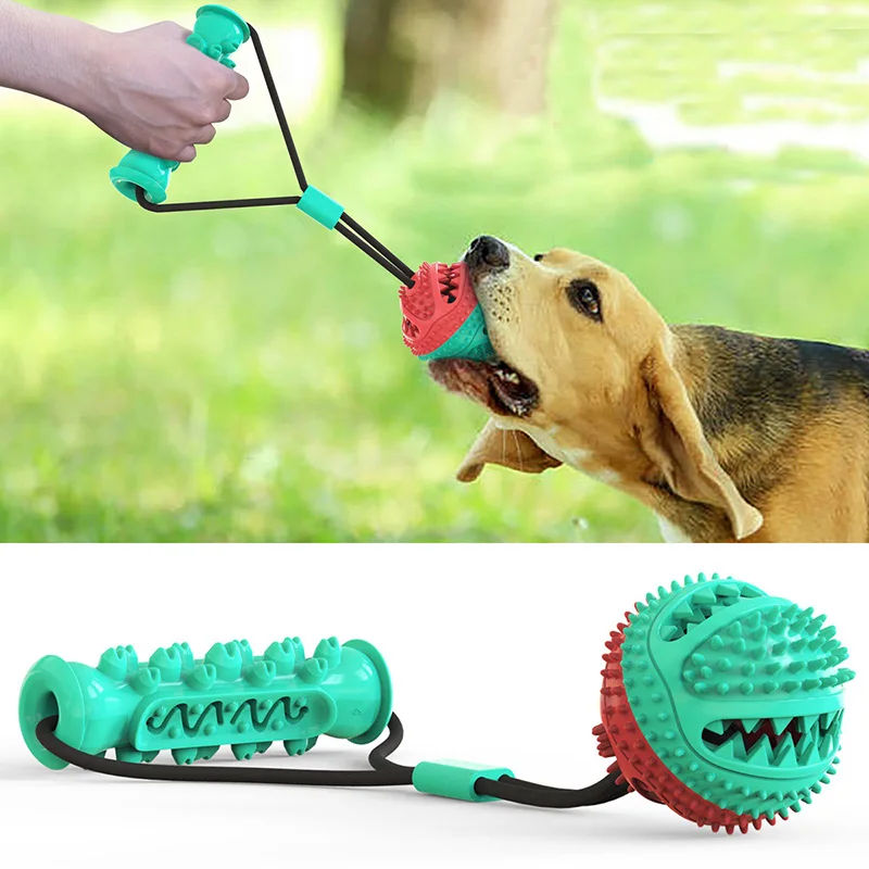 

Игрушки для собак, агрессивные жевательные резиновые игрушки для собак, круглые шарики, Интерактивная прочная игрушка для собак большого р...