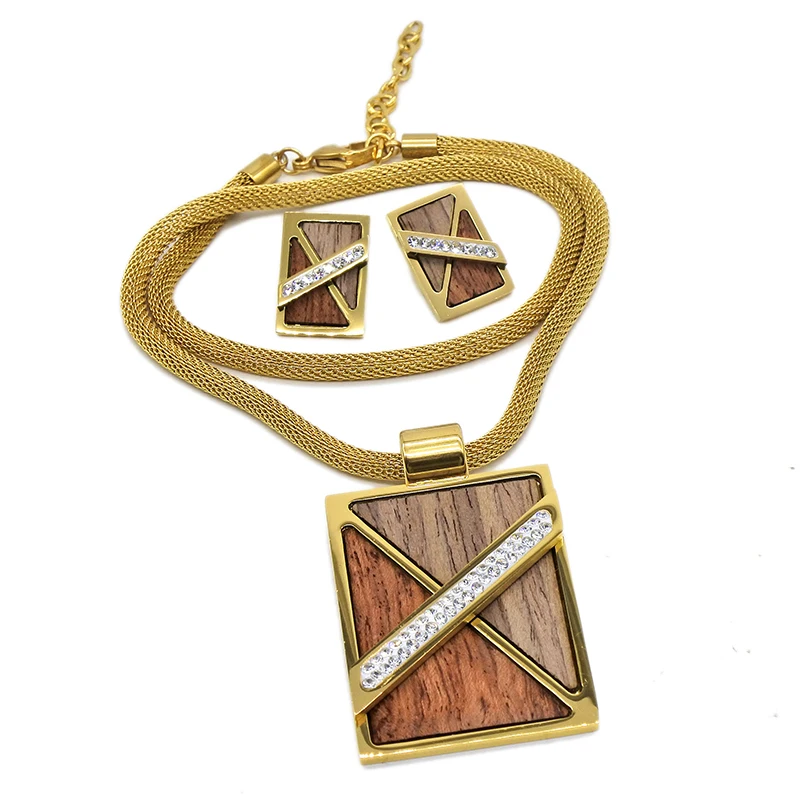 AMUMIU Женские винтажные Ювелирные наборы из африканских бусин массивное ожерелье