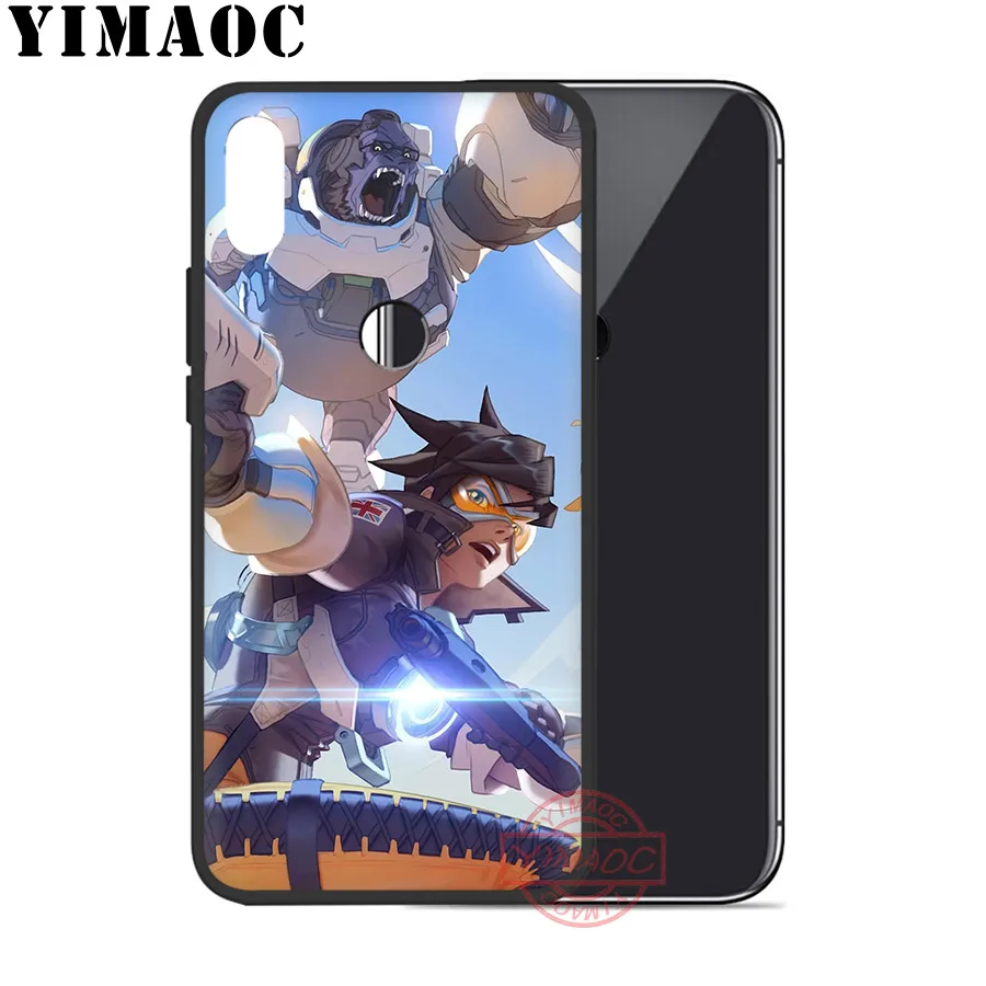 YIMAOC Overwatch Tracer 76 Pharah OW Гэндзи Мягкий силиконовый чехол для телефона Redmi Note 8 7 6 5 K20 Pro