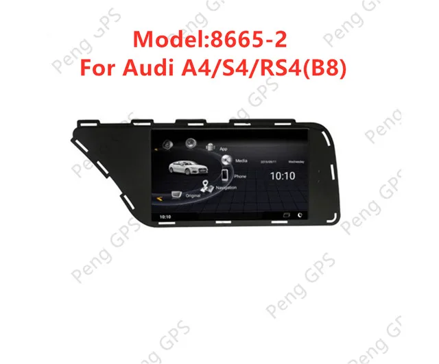 GPS USB SD Bluetooth Pantalla táctil Mirrolink navegador Compatible con Audi A4 B8 S4 RS4 Audi Q5 Audi A5 Audi A4L 