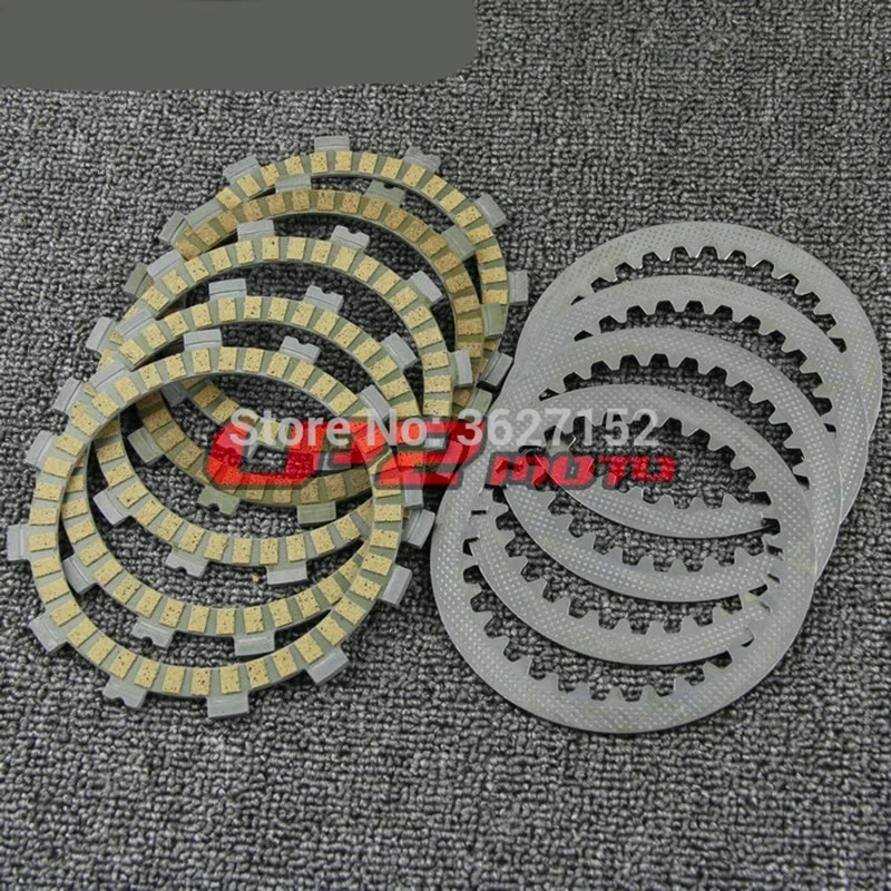 Диски пластины сцепления для Suzuki DF125 99 00 DF200 96 DR125 94 02 DR125S 82 DRZ125 DRZ125L 03 15 GN125 01 FX/FU125 DR200|