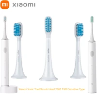 xiaomi mijia mi sonic toothbrush heads 3pcs sensitive type soft xiomi smart electric tooth brush head replacement t300 t500 new