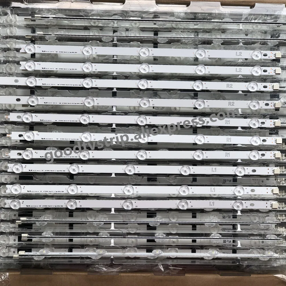 Новинка 100% 10 шт./лот Светодиодная лента для подсветки телевизора LG 42 дюйма ROW2.1