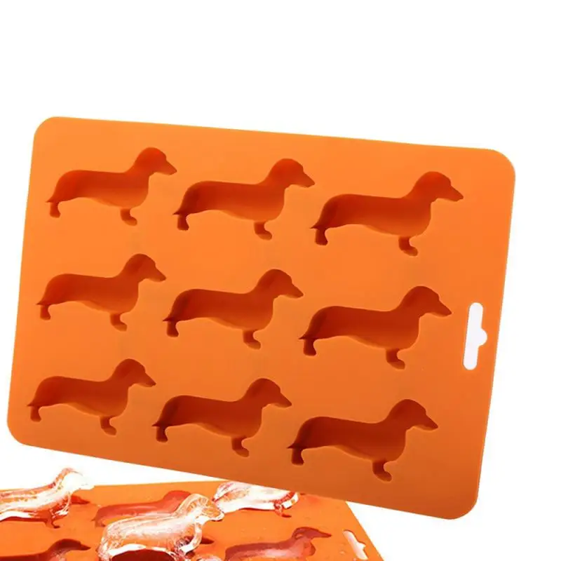 

Dachshund Puppy Shaped Mold Maker Cookie Chocolate Mold Home Kitchen DIY Silicone Ice Tray Product Popsicle Mold Bakeware Tools