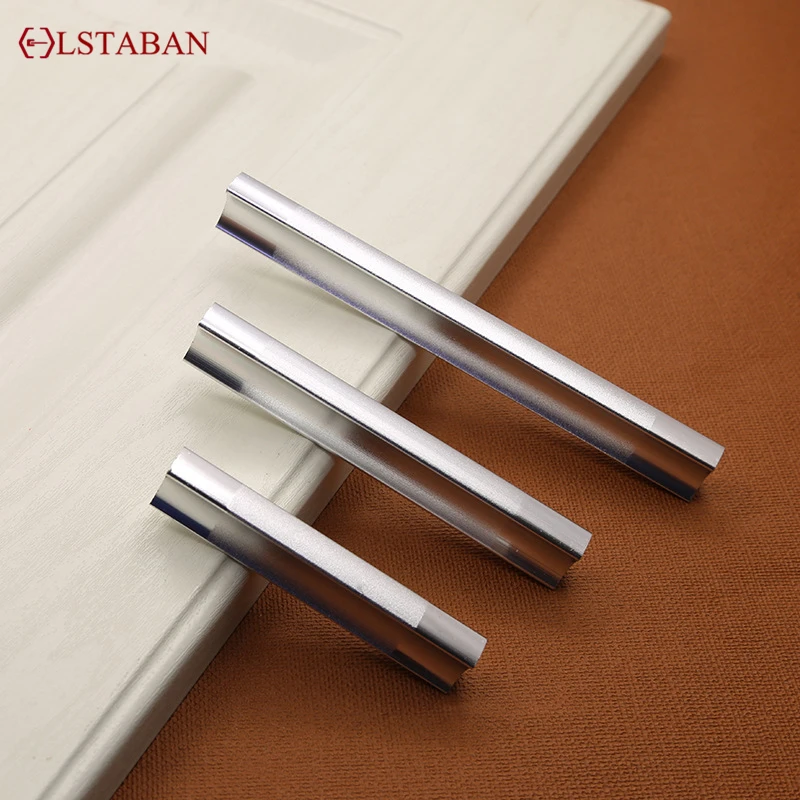 Современная и простая скрытая ручка из алюминиевого сплава для шкафа обуви