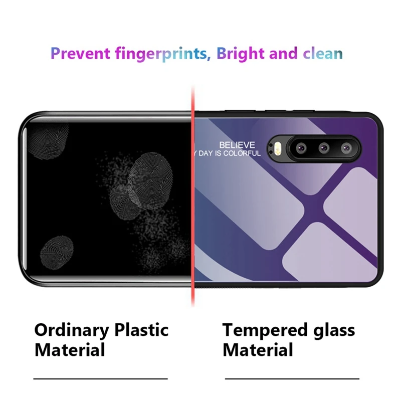 Чехол для huawei P30 P20 Pro Lite Nova 3 3i чехол роскошный стеклянный Honor 8X10 10i 20 20i mate 10 30 |