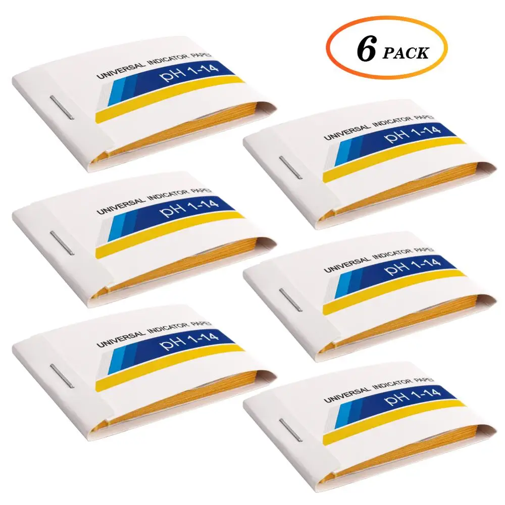 1-14 pH Test Paper Analytical Instruments/ Water Quality (6 packs) Verify The Of Solution |