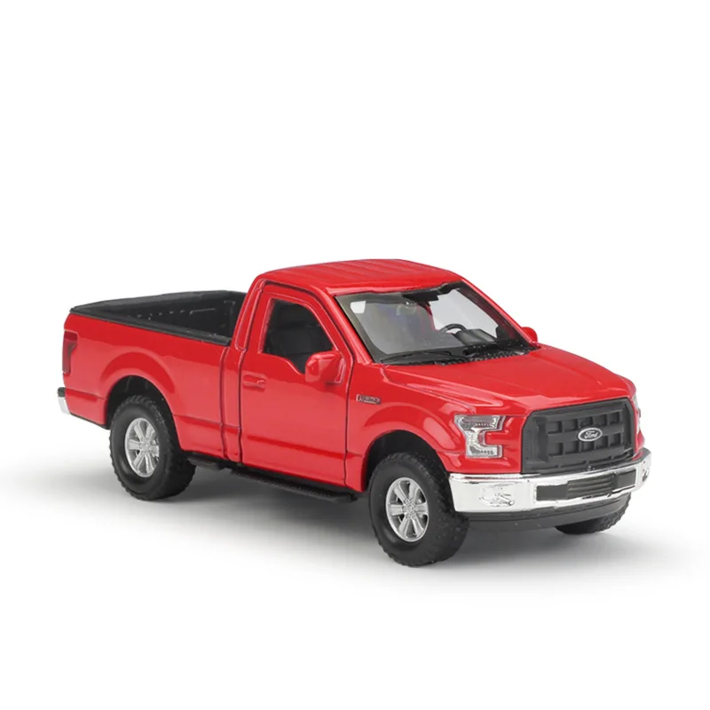 

WELLY 1:36 2015 Ford F-150 Regular Cab Metal Luxury Vehicle Diecast Pull Back Cars Model Toys for Boy Collection