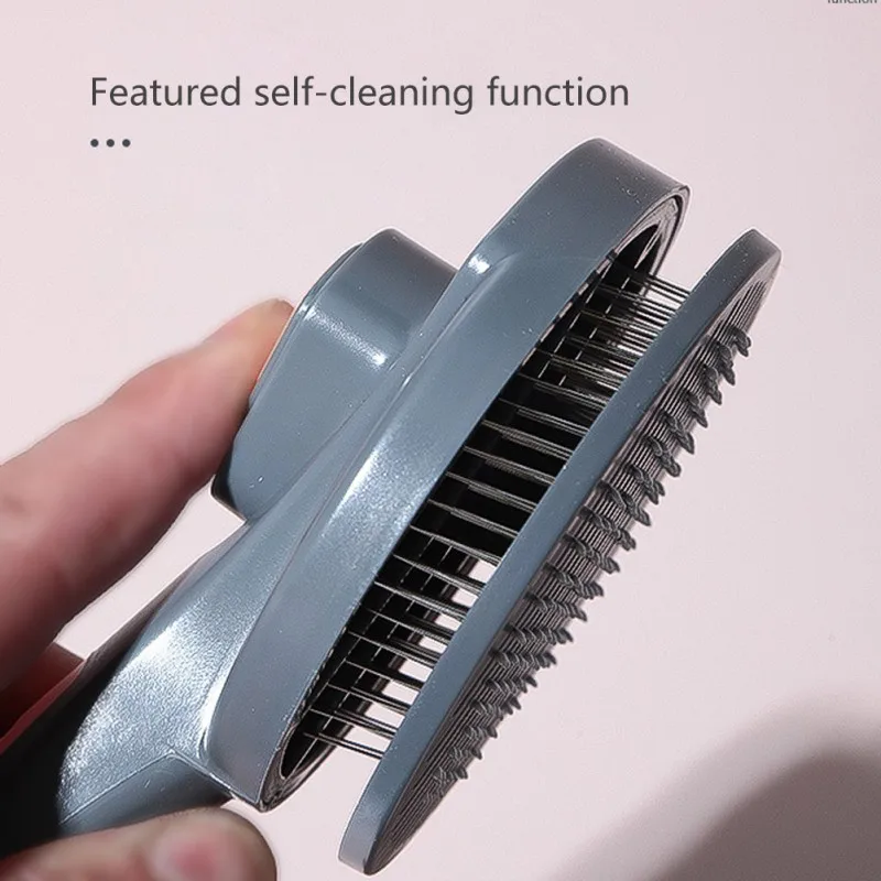 

Pet Supply Combs Dog Cat Hair Removal Massage Comb Needle Pets Cleaning Beauty Products Self-cleaning Grooming Tools Accessories
