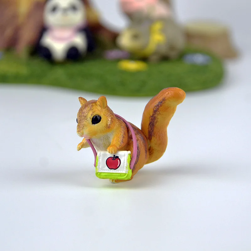 Оригинальные Японские животные bulks на ферме идти в школу милая белка панда свинья