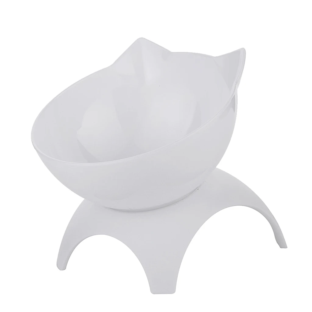 Милая поднятая миска для кошек и собак 15 наклонных поднятых пищевых контейнеров