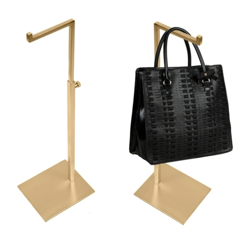 

7-shape High Quality Metal Bag Handbag Display Stand Holder Rack Adjustable Height