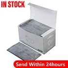 Маска для лица одноразовая непромокаемая с 3-слойным фильтром, 50 шт.