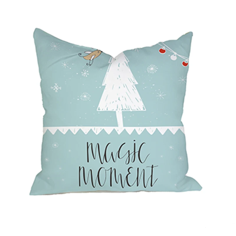 Новые рождественские украшения для дома Новый год 4 стиля наволочка мягкой
