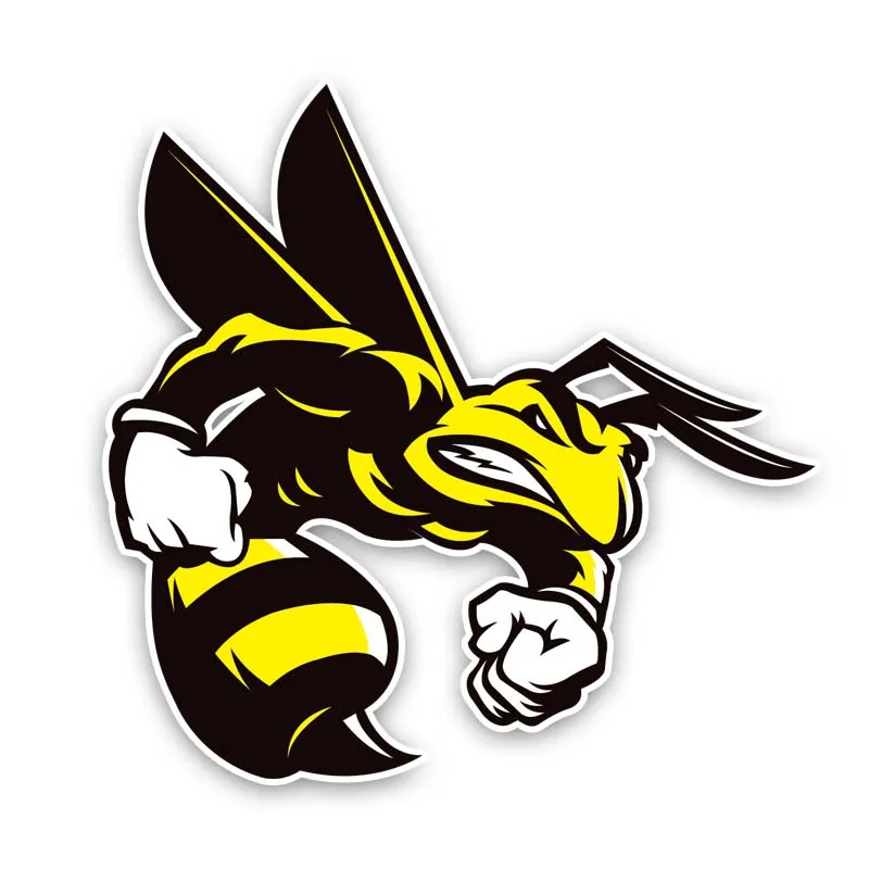

Horrible Bee Color Car Sticker Decals Cover Scratches Bumper Window Laptop Bodywork Vinyl Interior KK15*15cm