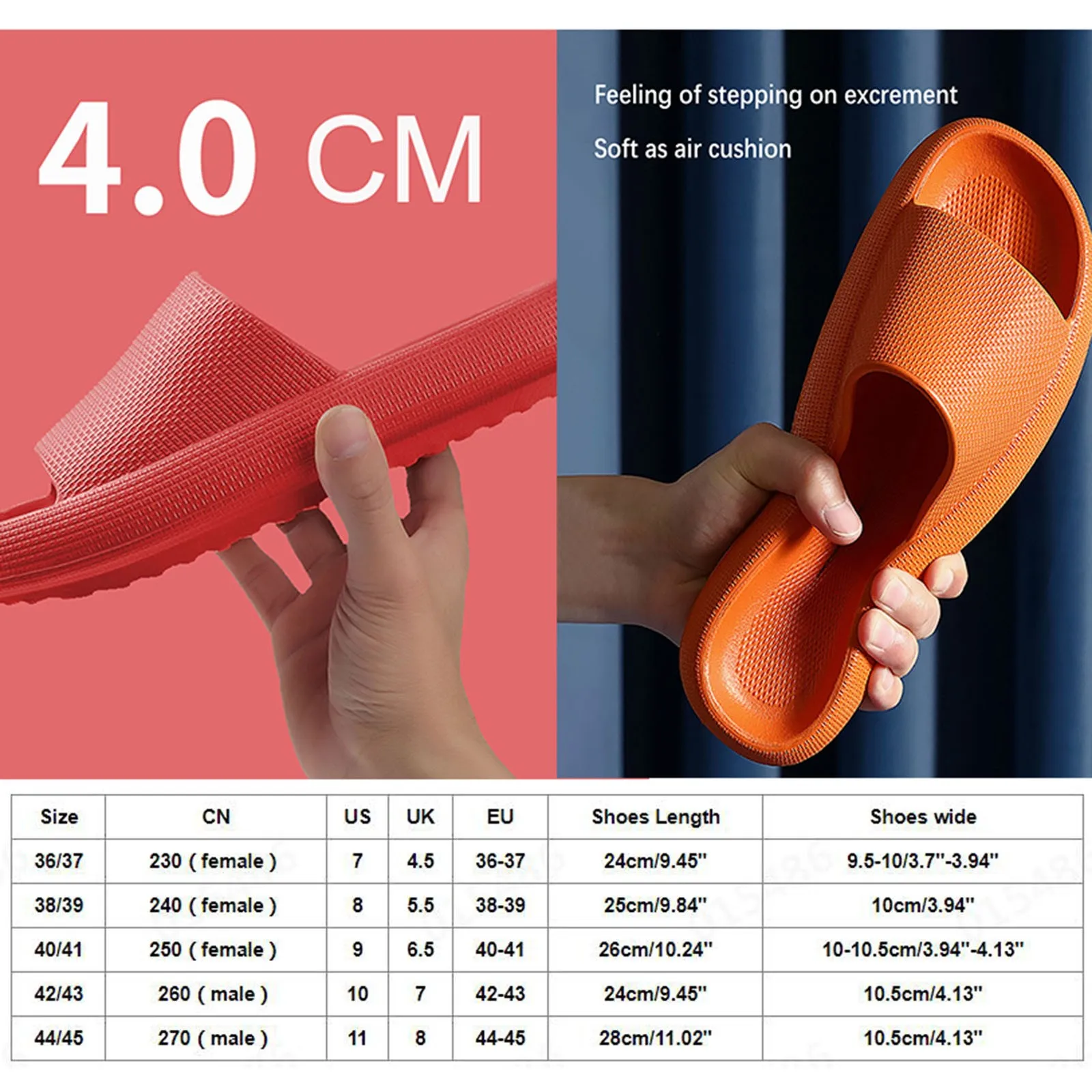 

SAGACE Thick Platform Slippers Super Soft Home Non Slip Thick Soled Indoor Bathing Couples Slippers Women Summer Beach Sandals