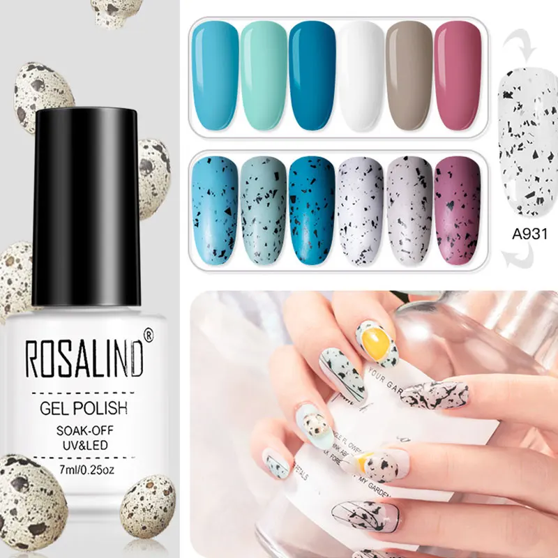 

7ml Eggshell Pattern Nail Art Gel LED/UV Lamp Nail Polish Soak Off Eggshell Pattern UV Curable Resin Nail Glue Nail Art Tools