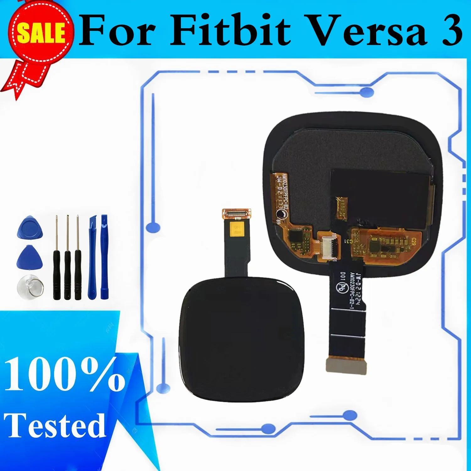 

Для Fitbit Versa 3 FB511 FB512 LCD Smartwatch дисплей детали Сенсорная панель экрана для замены