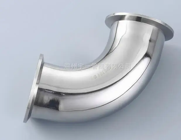 Free shipping 2'' 51mm Sanitary Tri Clamp Elbow 90 Degree SS Stainless Steel 304