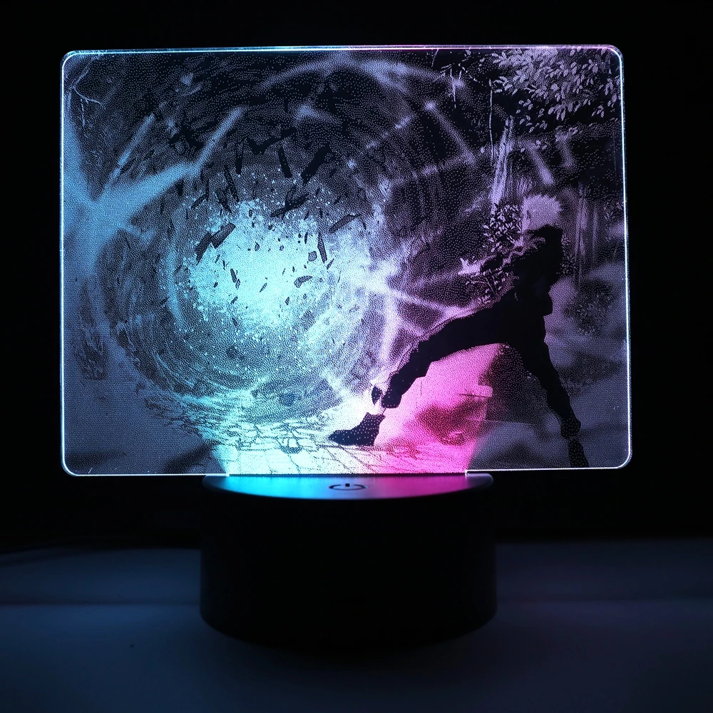 

Two Tone 3D Lamp Dual Colors Anime Jujutsu Kaisen 3D LED Night Light for Kid Bedroom Decor Birthday Gift Manga Jujutsu Kaisen
