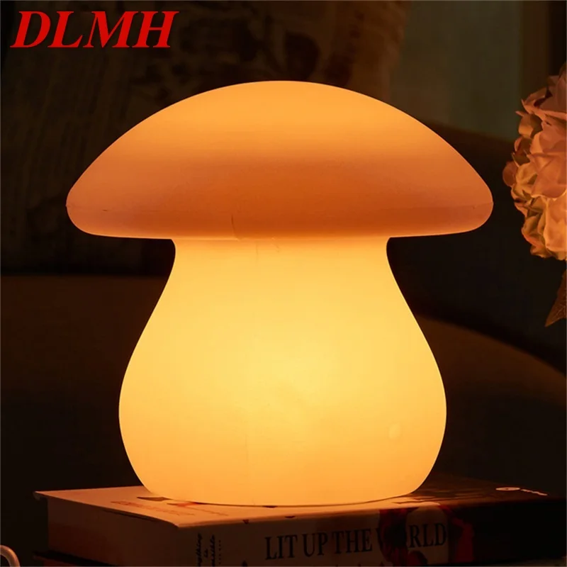 DLMH LED Night Lights Creative Mushroom Contemporary Decorative for Home Table Atmosphere Lamps