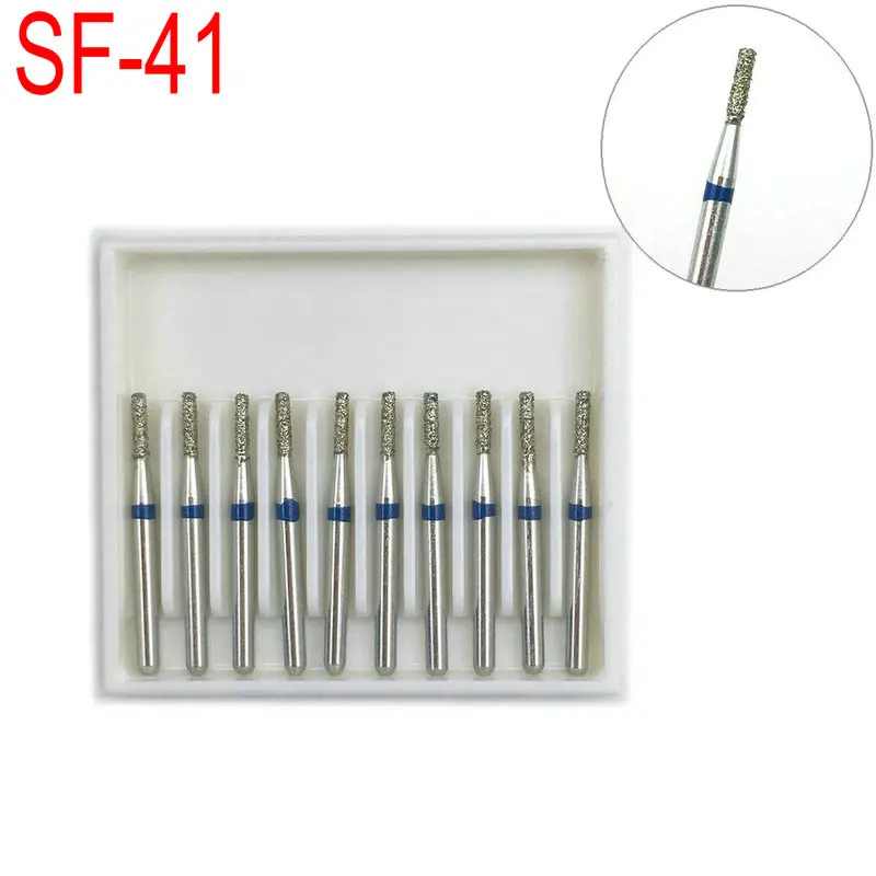 10 шт. высококачественные Стоматологические алмазные боры FG 1 6 мм для