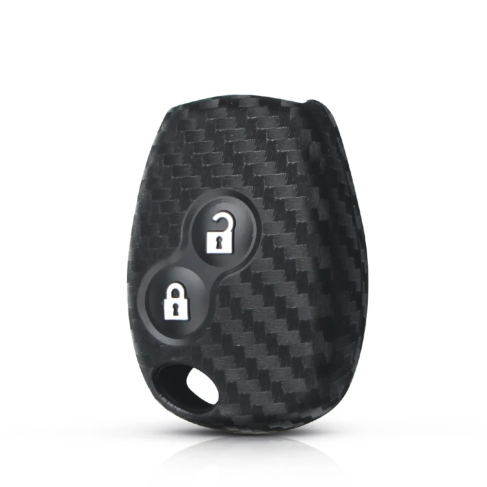 Силиконовый чехол для ключей KEYYOU 2 кнопки Nissan Renault Kangoo DACIA Scenic Megane Sandero Captur Twingo