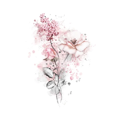 

Kawaii Girl Flower Posters Nursery Canvas Paintings Watercolor Pink Wall Art Pictures Gifts Kids Room Home Decor Wall Paintings