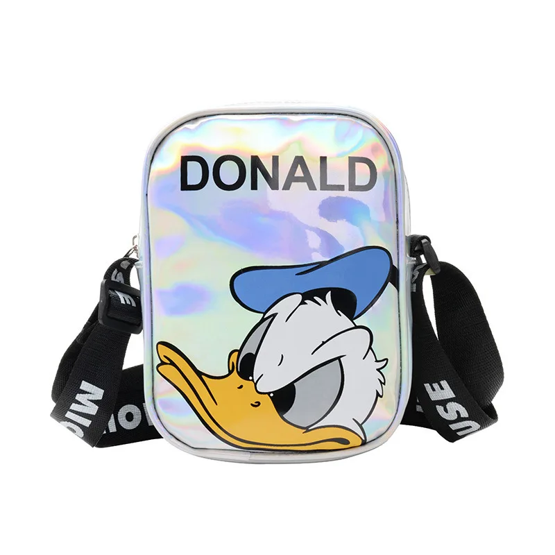 

Disney School Bag Laser Shoulder Bag Fashion Cartoon Printed Children's Single-Shoulder Bag Crossbody Bag
