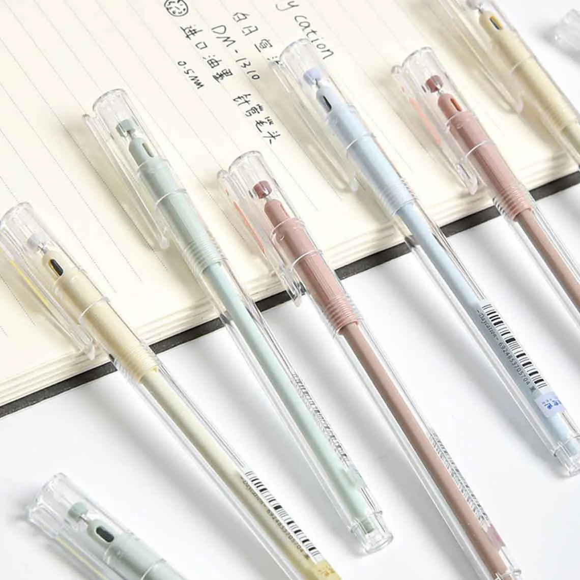 

4 шт., нейтральные ручки в стиле Ins, 0,5 мм