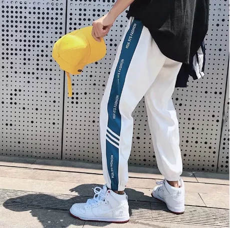 Однотонные мужские брюки уличная одежда комбинезоны спортивные с карманами |